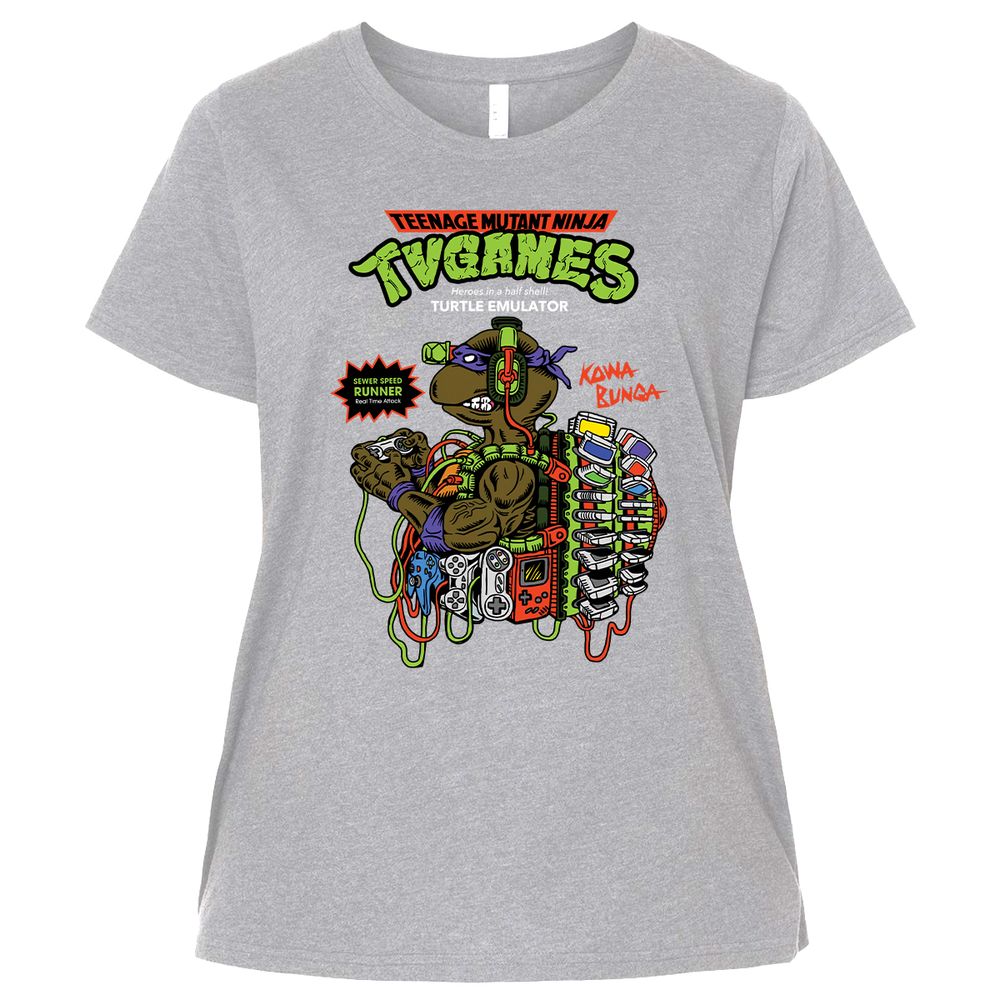 Ladies Curvy Jersey - XJS6AKEJ - Heather - 3