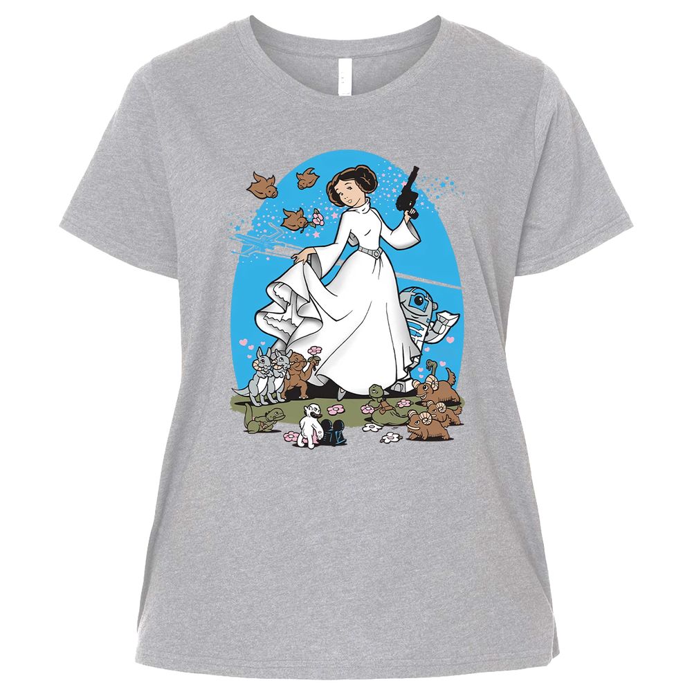 Ladies Curvy Jersey - B1EC43SE - Heather - 3