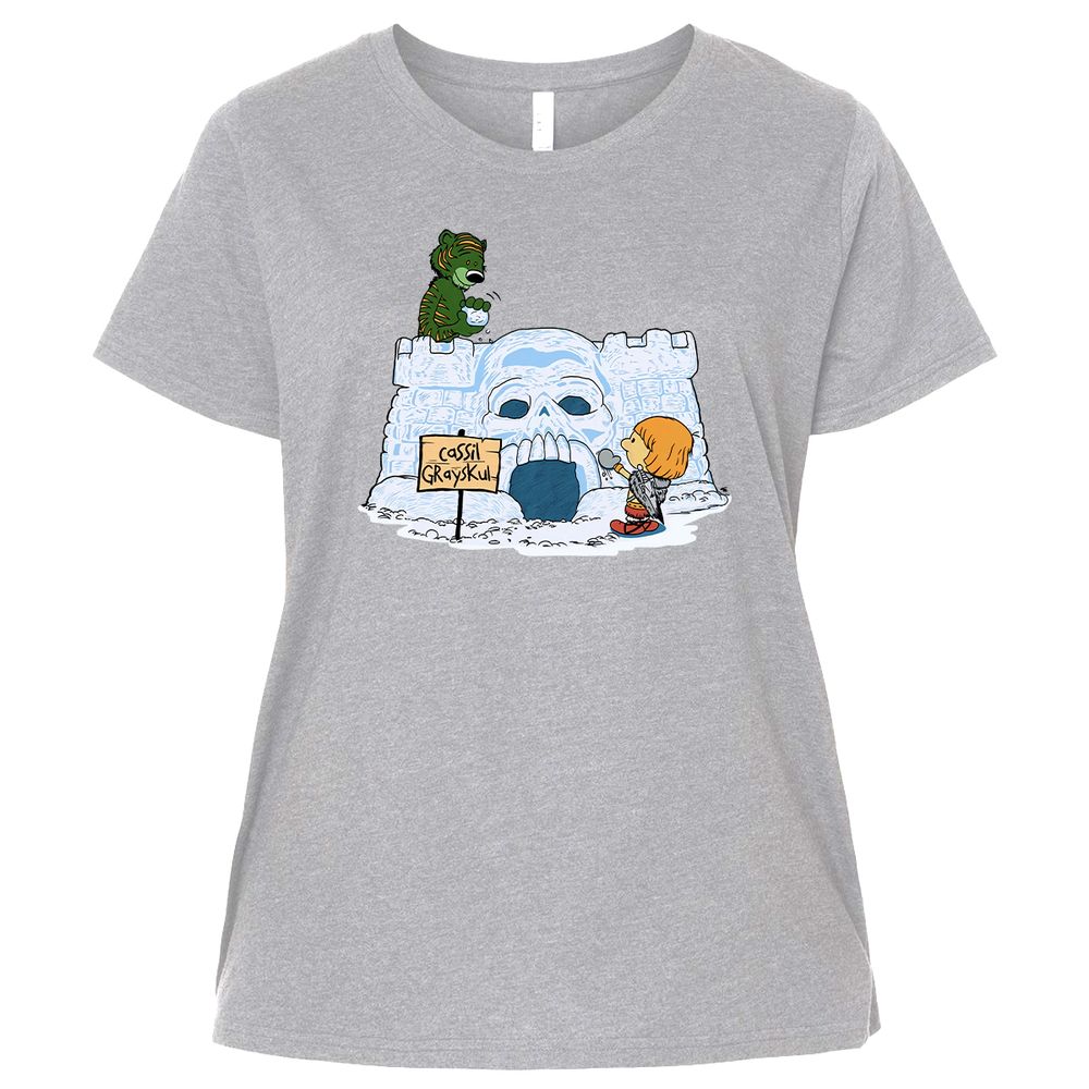 Ladies Curvy Jersey - BSL3RHBY - Heather - 3