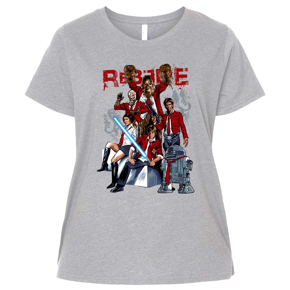 Ladies Curvy Jersey - URNN7JGH - Heather - 3