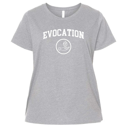 Ladies Curvy Jersey - 6EQN9AHJ - Heather - 3