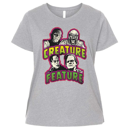 Ladies Curvy Jersey - 8A86YKJA - Heather - 3