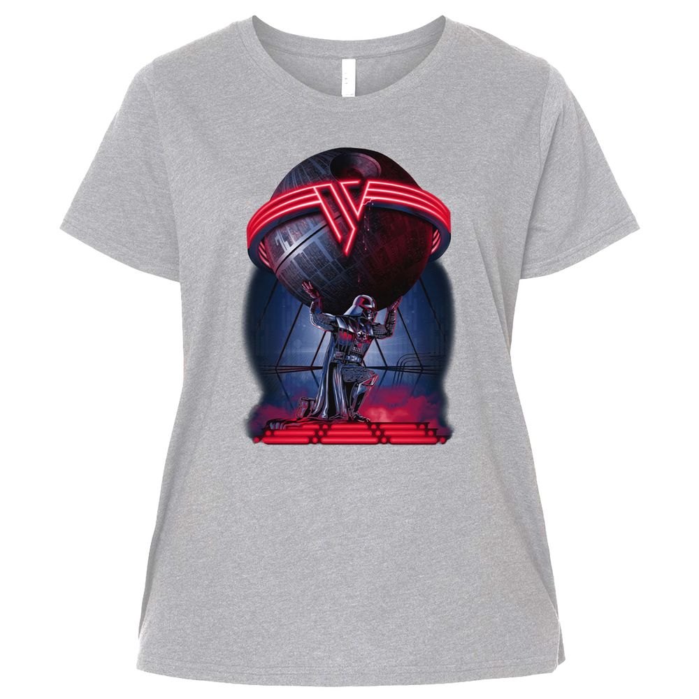 Ladies Curvy Jersey - 7YJQJN3B - Heather - 3