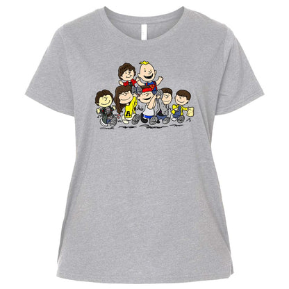 Ladies Curvy Jersey - WSK1EF8N - Heather - 3