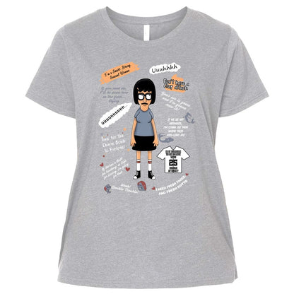 Ladies Curvy Jersey - YAVWR4SB - Heather - 3