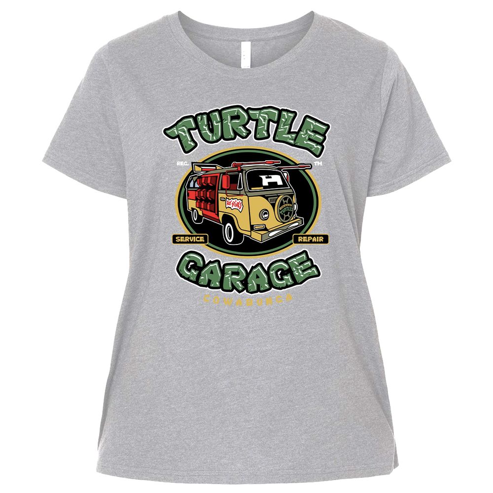 Ladies Curvy Jersey - 9WZ1L7PZ - Heather - 3