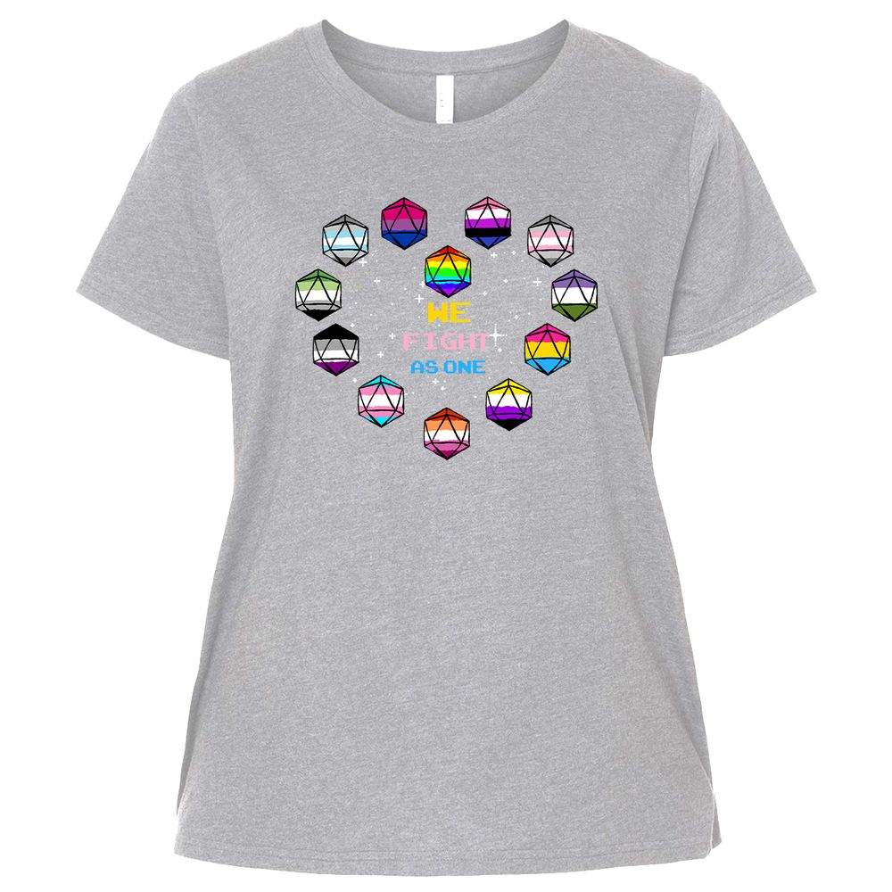 Ladies Curvy Jersey - 3VGZSR44 - Heather - 3