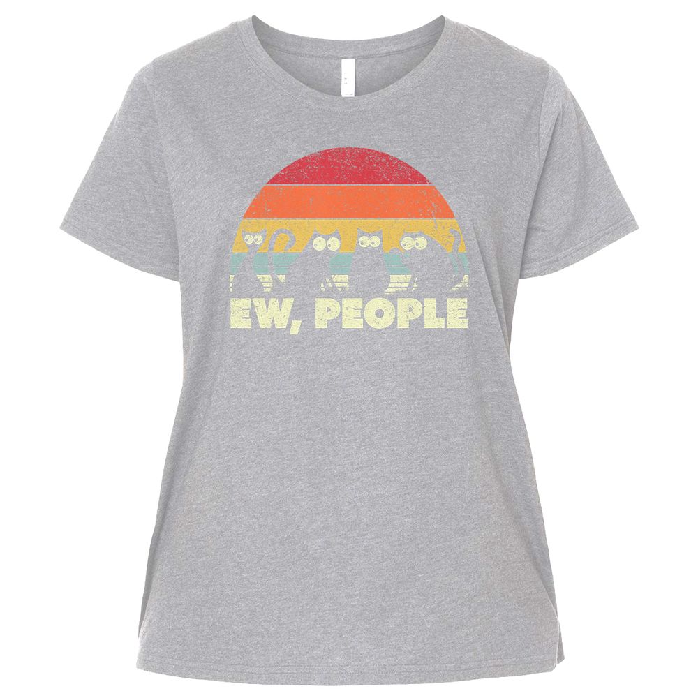 Ladies Curvy Jersey - K8D8VZNK - Heather - 3