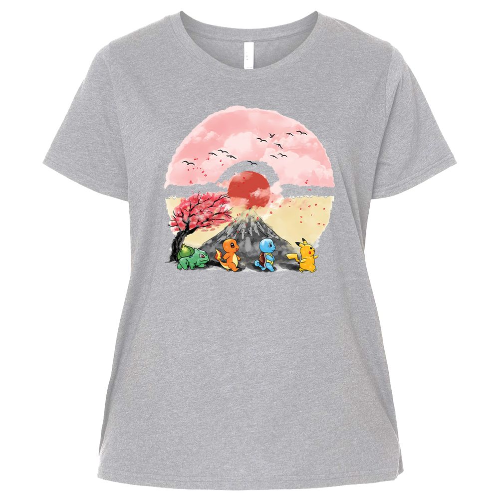 Ladies Curvy Jersey - GXKT1N42 - Heather - 3