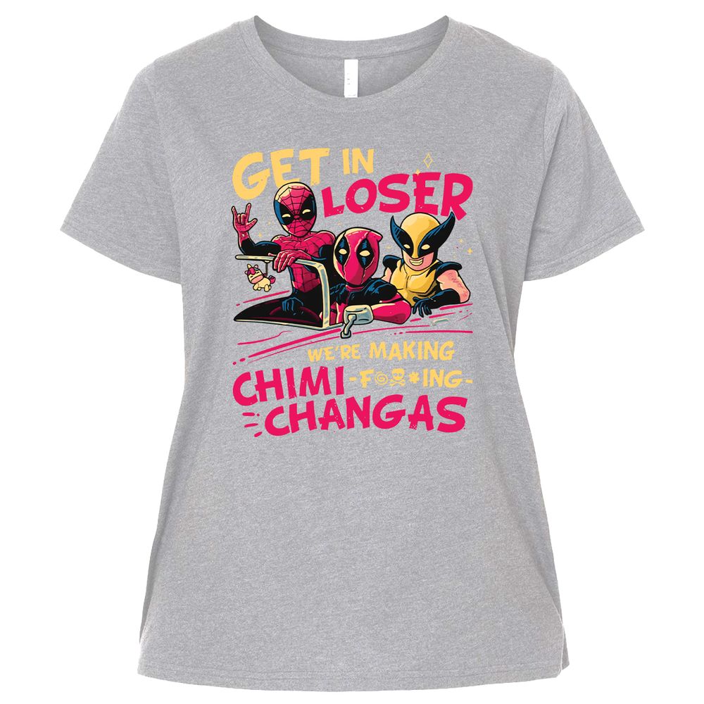 Ladies Curvy Jersey - ZHRQ93B4 - Heather - 3