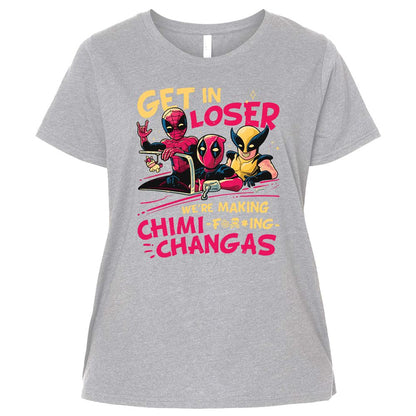 Ladies Curvy Jersey - ZHRQ93B4 - Heather - 3