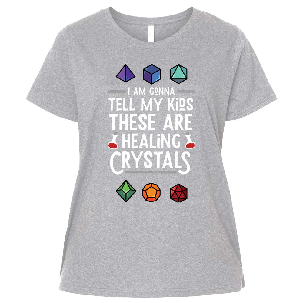 Ladies Curvy Jersey - 9Z6TL5R8 - Heather - 3