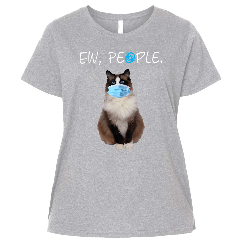 Ladies Curvy Jersey - D6BC5938 - Heather - 3