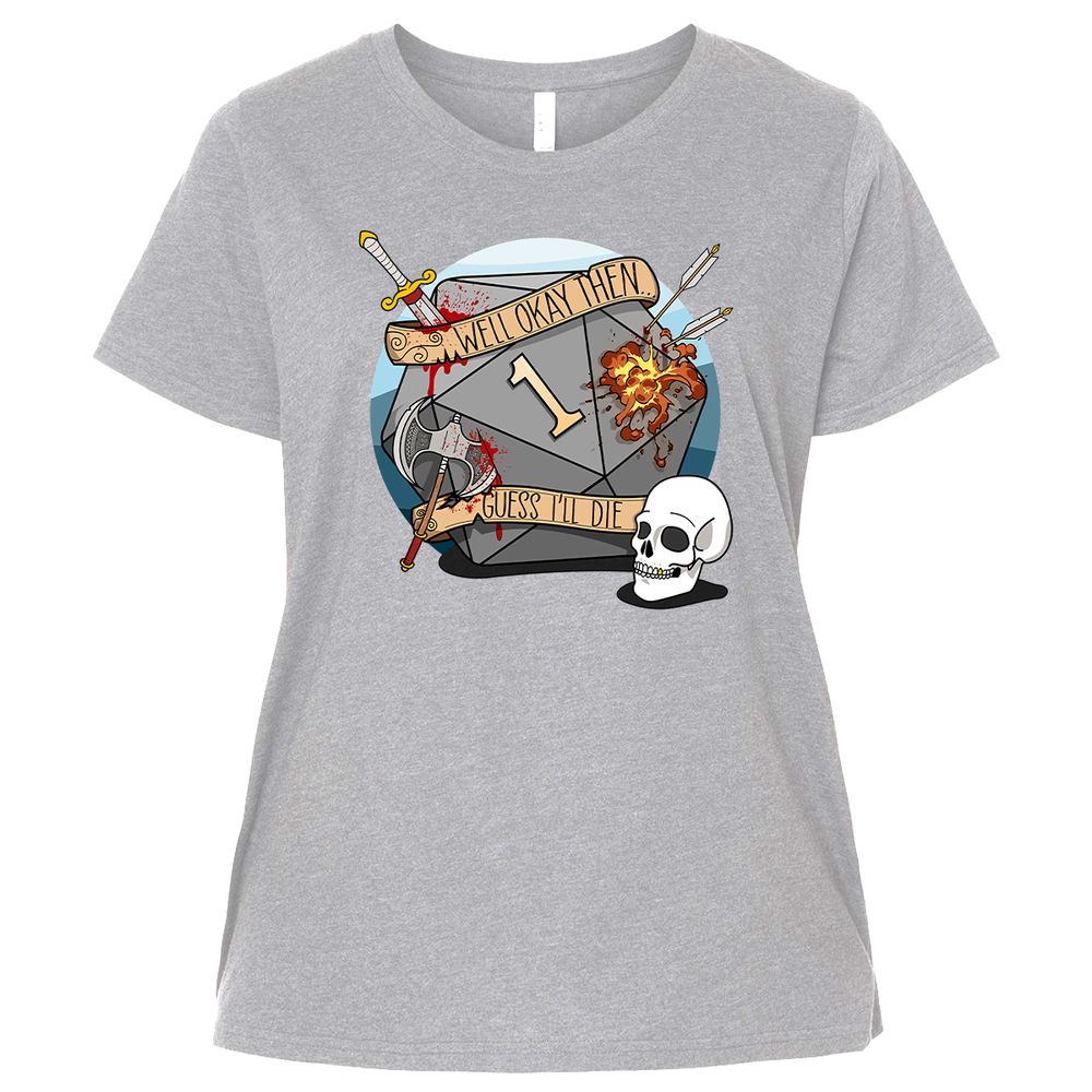 Ladies Curvy Jersey - QCPN7LWH - Heather - 3