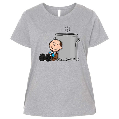 Ladies Curvy Jersey - 8D1K65AD - Heather - 3