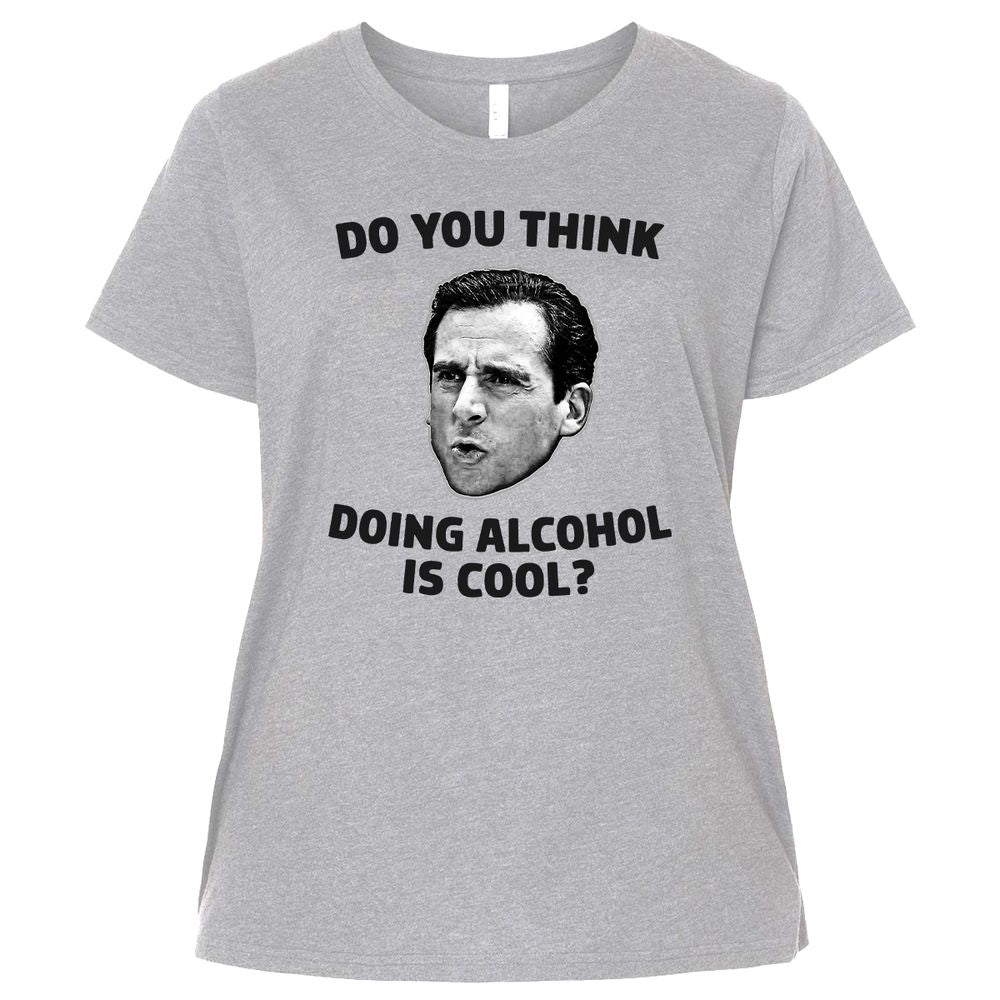 Ladies Curvy Jersey - ASQLX4U8 - Heather - 3