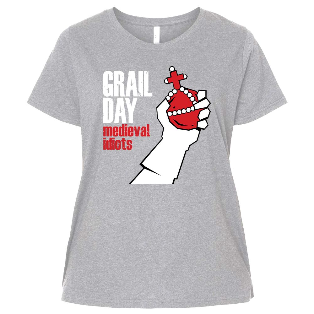 Ladies Curvy Jersey - 4J5YRD6W - Heather - 3