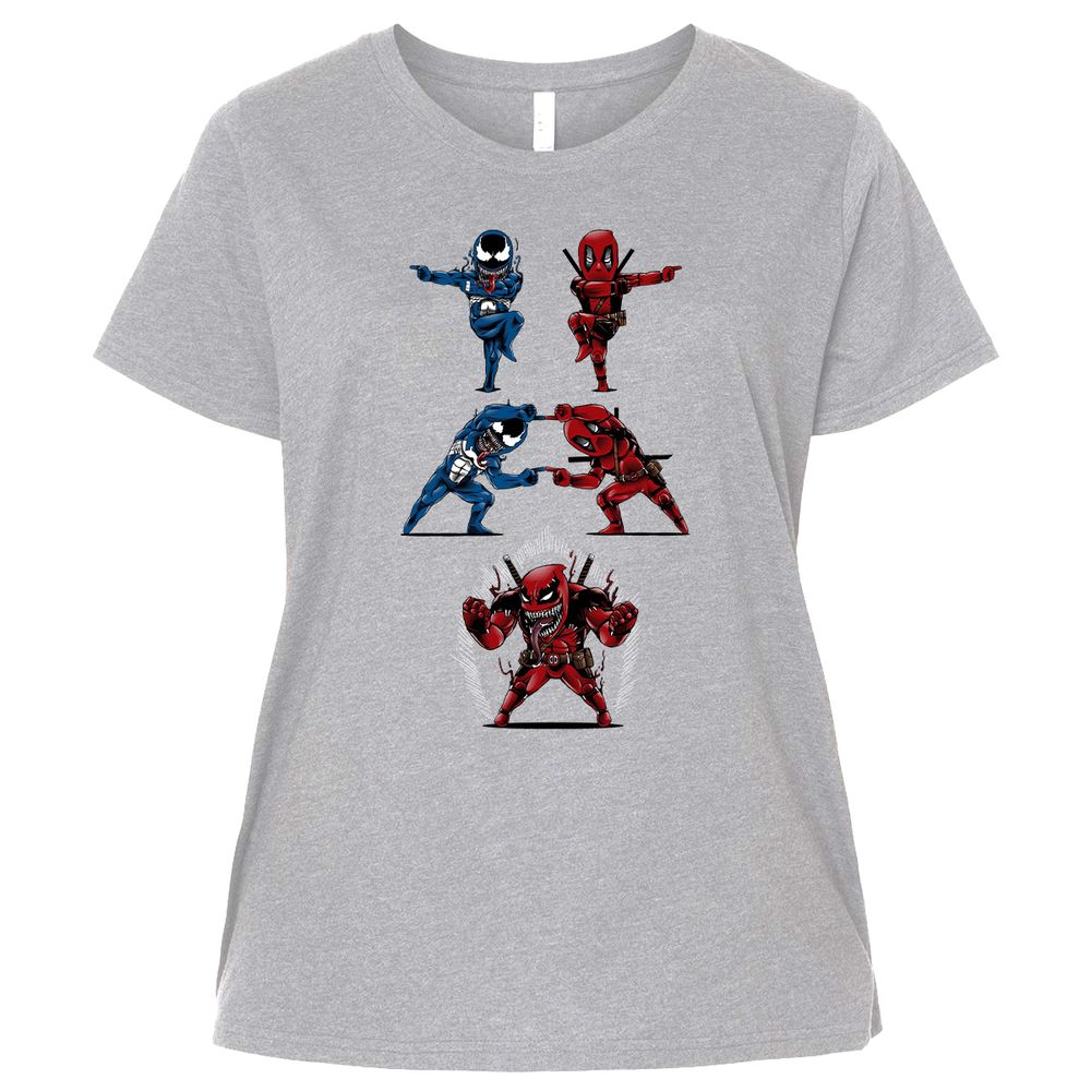 Ladies Curvy Jersey - N7AZE5YT - Heather - 3