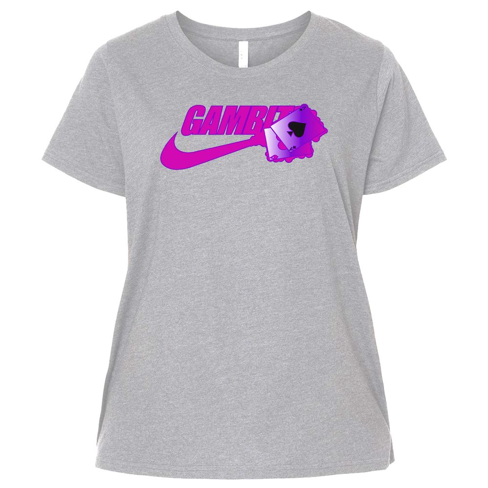 Ladies Curvy Jersey - J6DKD2A7 - Heather - 3