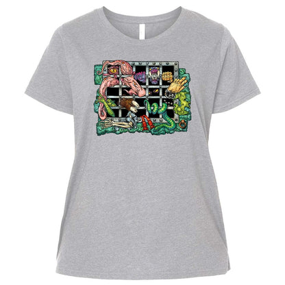 Ladies Curvy Jersey - 8D68EX72 - Heather - 3