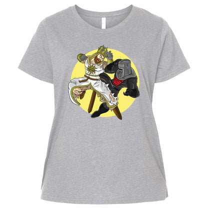 Ladies Curvy Jersey - 191HWM3P - Heather - 3