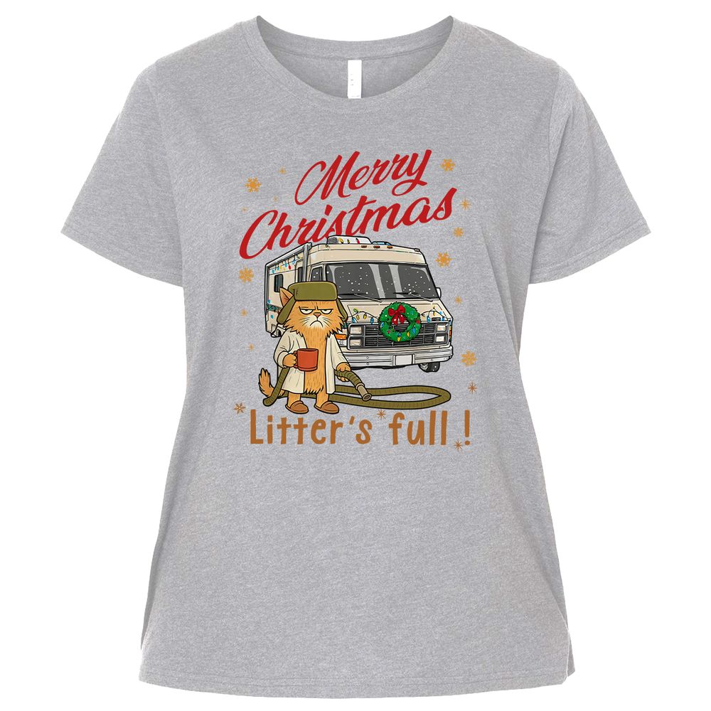 Ladies Curvy Jersey - EHFH8FRH - Heather - 3