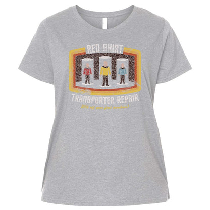 Ladies Curvy Jersey - 896AQPTF - Heather - 3