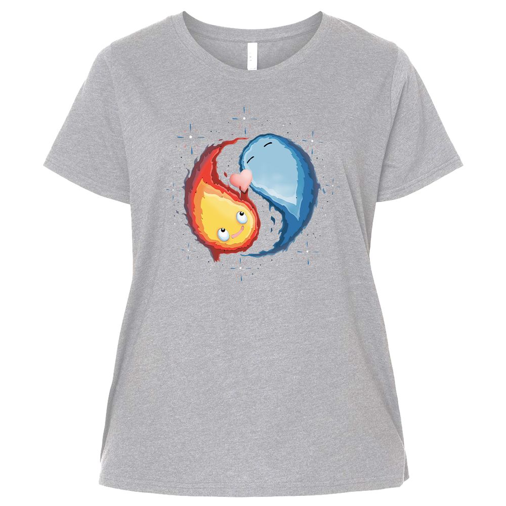 Ladies Curvy Jersey - LQWNEQXA - Heather - 3