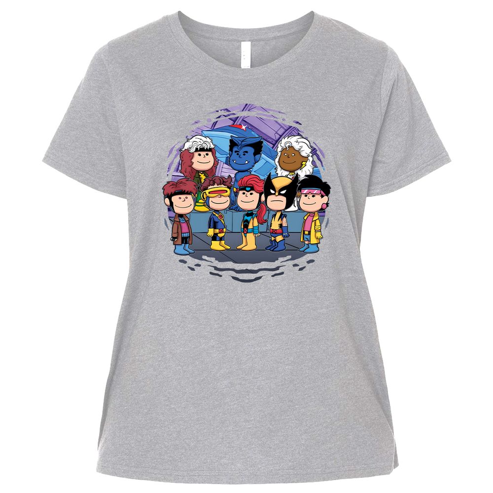 Ladies Curvy Jersey - MS1F6U1H - Heather - 3