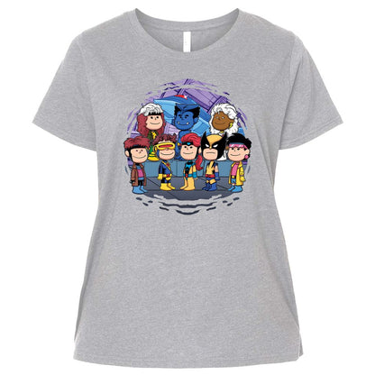 Ladies Curvy Jersey - MS1F6U1H - Heather - 3