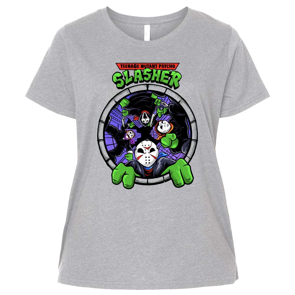 Ladies Curvy Jersey - QU2UHAH7 - Heather - 3