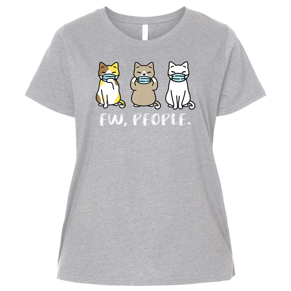 Ladies Curvy Jersey - YXT9HSV2 - Heather - 3