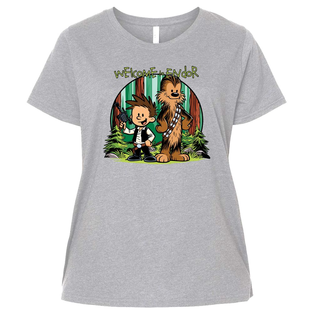 Ladies Curvy Jersey - 3W7UVUUP - Heather - 3