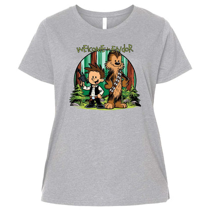 Ladies Curvy Jersey - 3W7UVUUP - Heather - 3