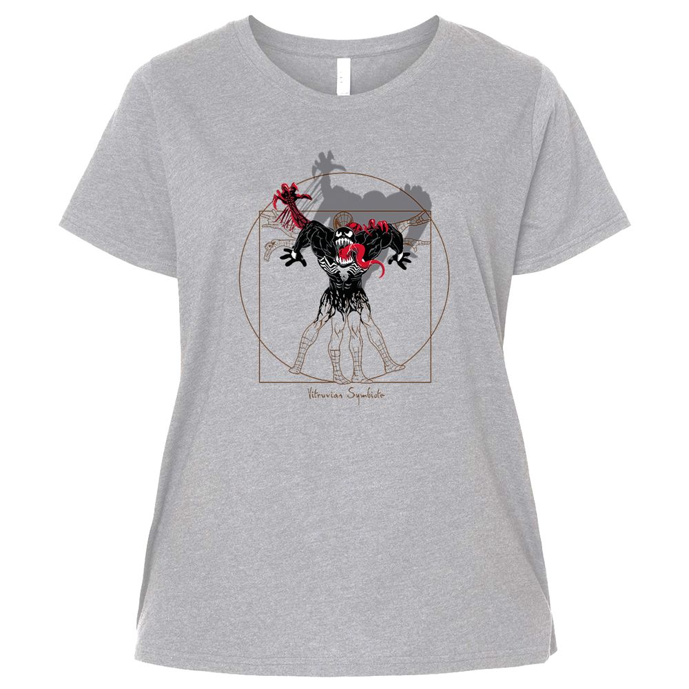 Ladies Curvy Jersey - TQDX9V6J - Heather - 3