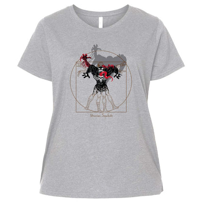 Ladies Curvy Jersey - TQDX9V6J - Heather - 3