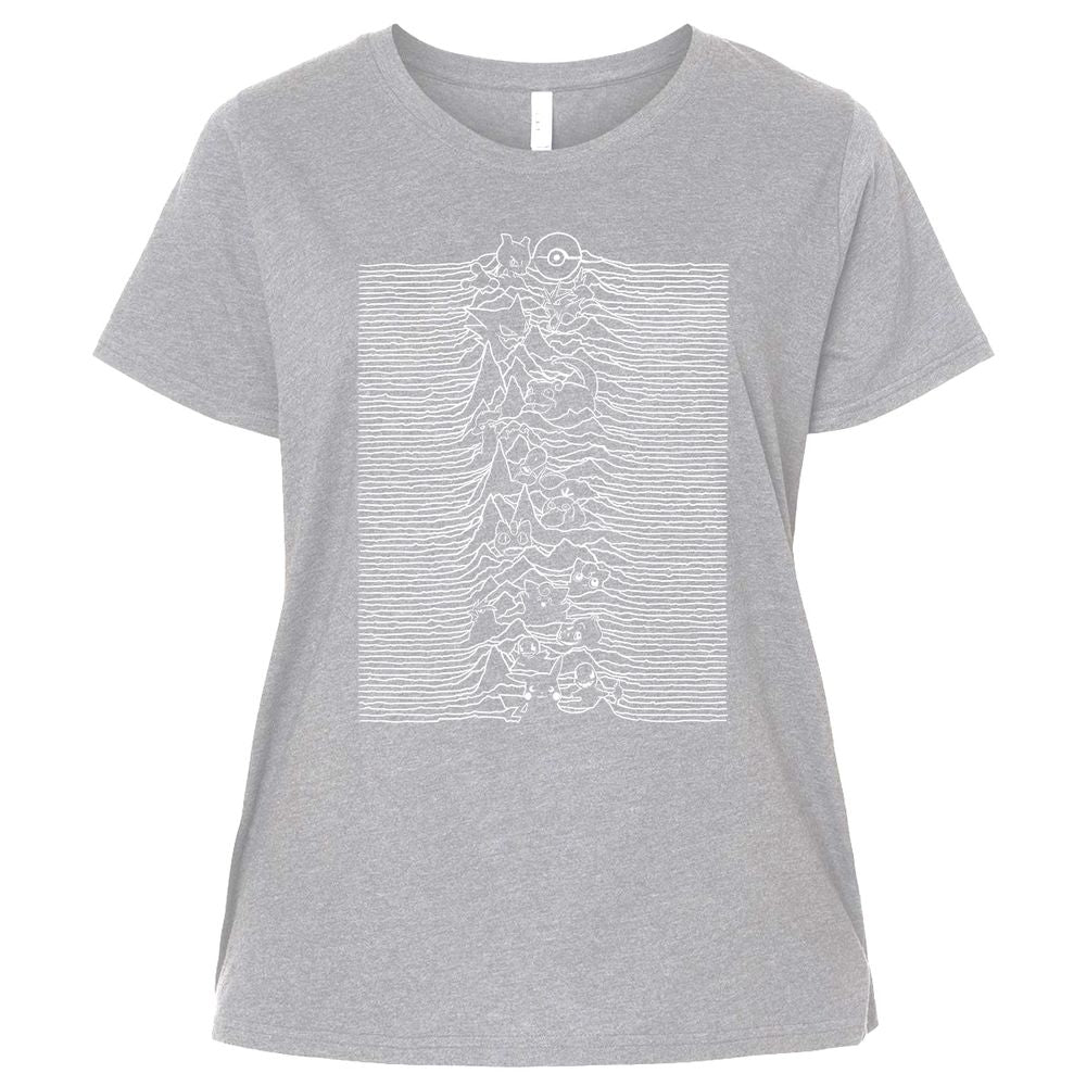 Ladies Curvy Jersey - GEQE73Y9 - Heather - 3