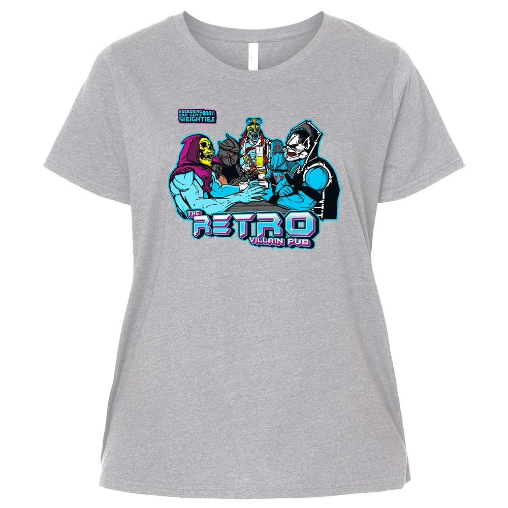 Ladies Curvy Jersey - 4VRMYQ7E - Heather - 3