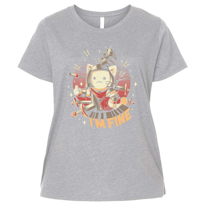 Ladies Curvy Jersey - ZMK5VT66 - Heather - 3