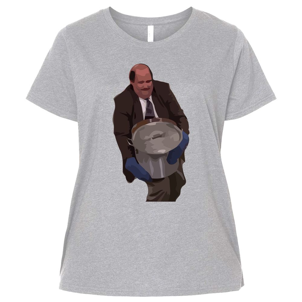 Ladies Curvy Jersey - 4QJ1G282 - Heather - 3