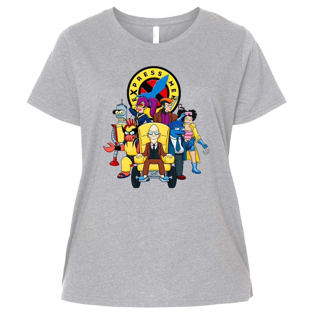 Ladies Curvy Jersey - 27GUAR9U - Heather - 3