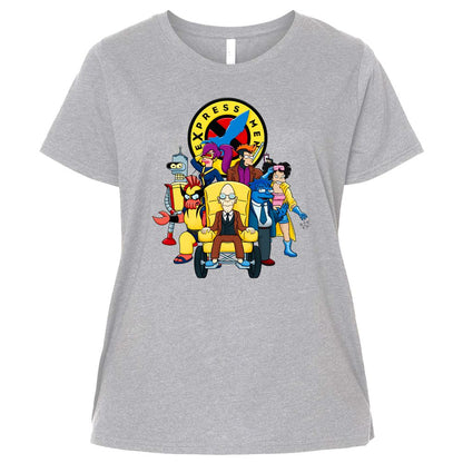 Ladies Curvy Jersey - 27GUAR9U - Heather - 3