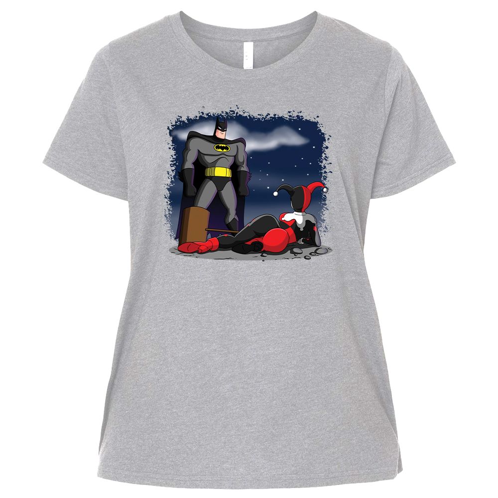 Ladies Curvy Jersey - 6KBAVM4C - Heather - 3