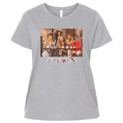 Ladies Curvy Jersey - BJ1BSK9U - Heather - 3