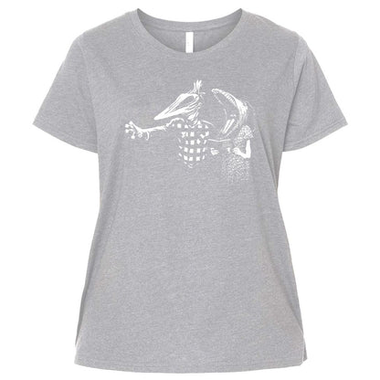 Ladies Curvy Jersey - 5WTKU82J - Heather - 3