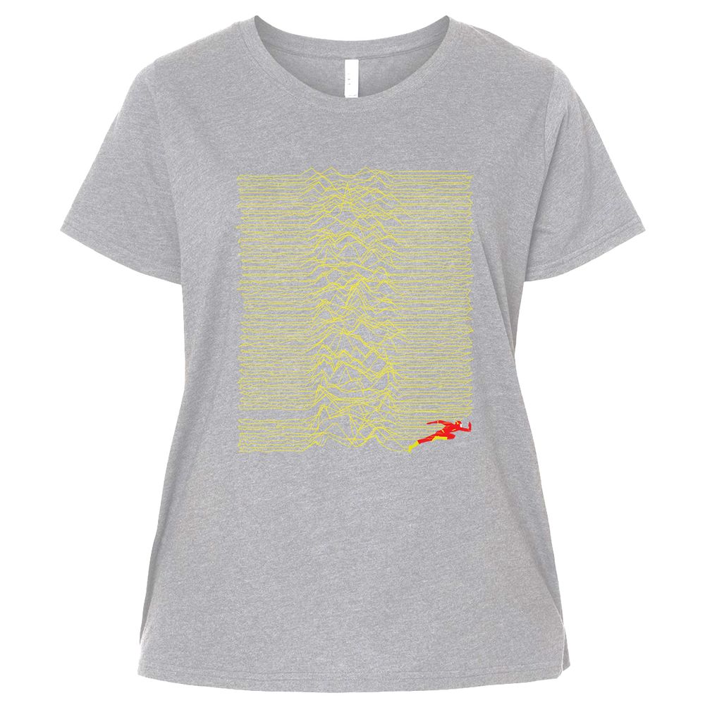 Ladies Curvy Jersey - 1ZWB3PHF - Heather - 3