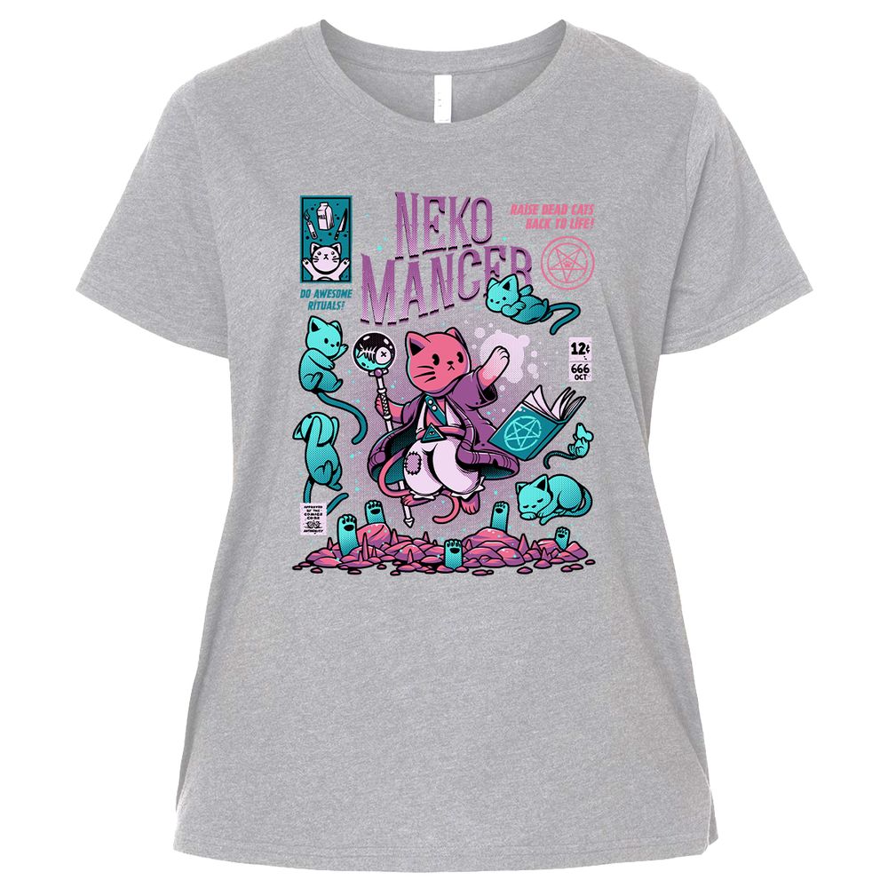 Ladies Curvy Jersey - 5B8ZH5S3 - Heather - 3