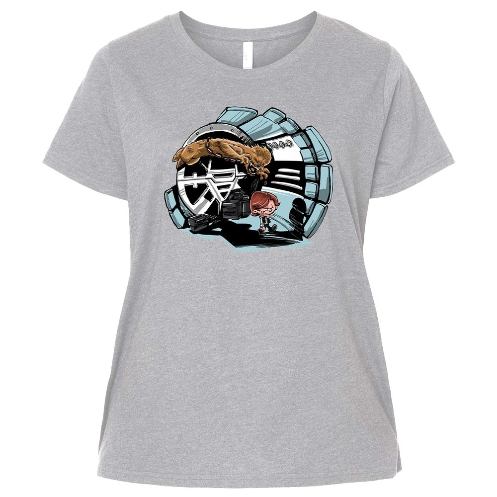 Ladies Curvy Jersey - HW5382BV - Heather - 3