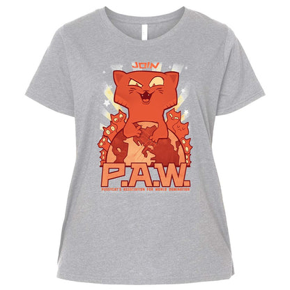 Ladies Curvy Jersey - PY6CKXXW - Heather - 3