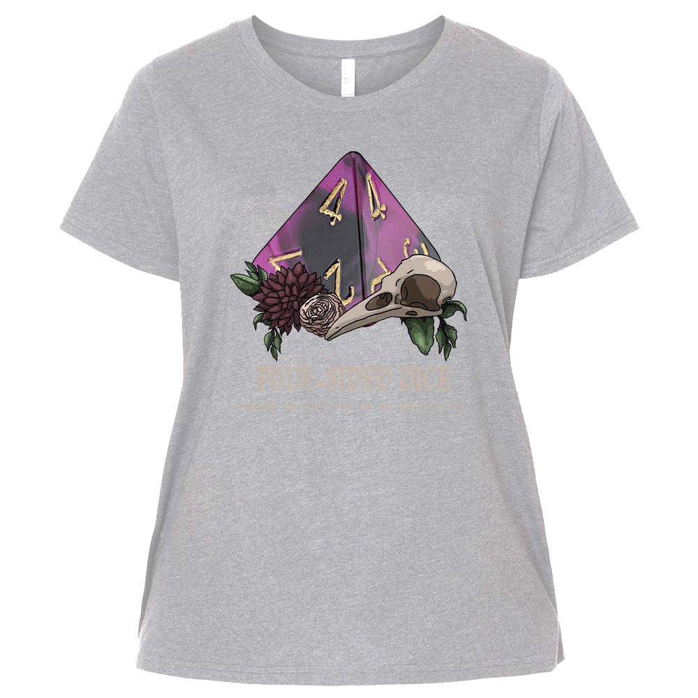 Ladies Curvy Jersey - YUU9HVH5 - Heather - 3